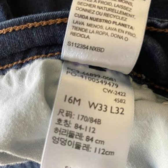 Denizen by Levi's Bootcut Jeans in Dark wash, size 16 - Picture 3 of 6